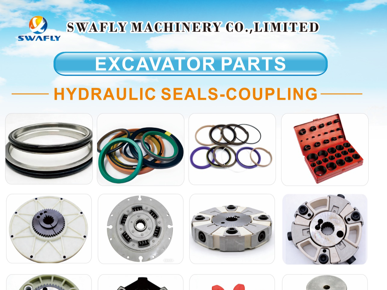 उत्खनन, लोडर आणि डोझरसाठी दर्जेदार सील आणि भाग