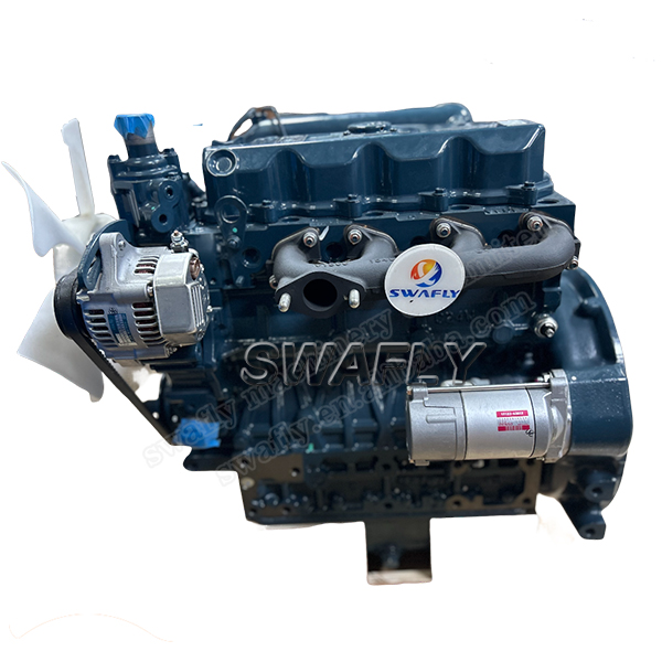 कुबोटा V2403-M-DI-E3B इंजिन 2600RPM 36KW